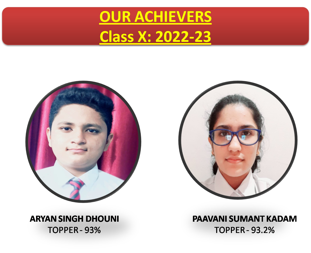 Our Achievers (2022-2023): Class X